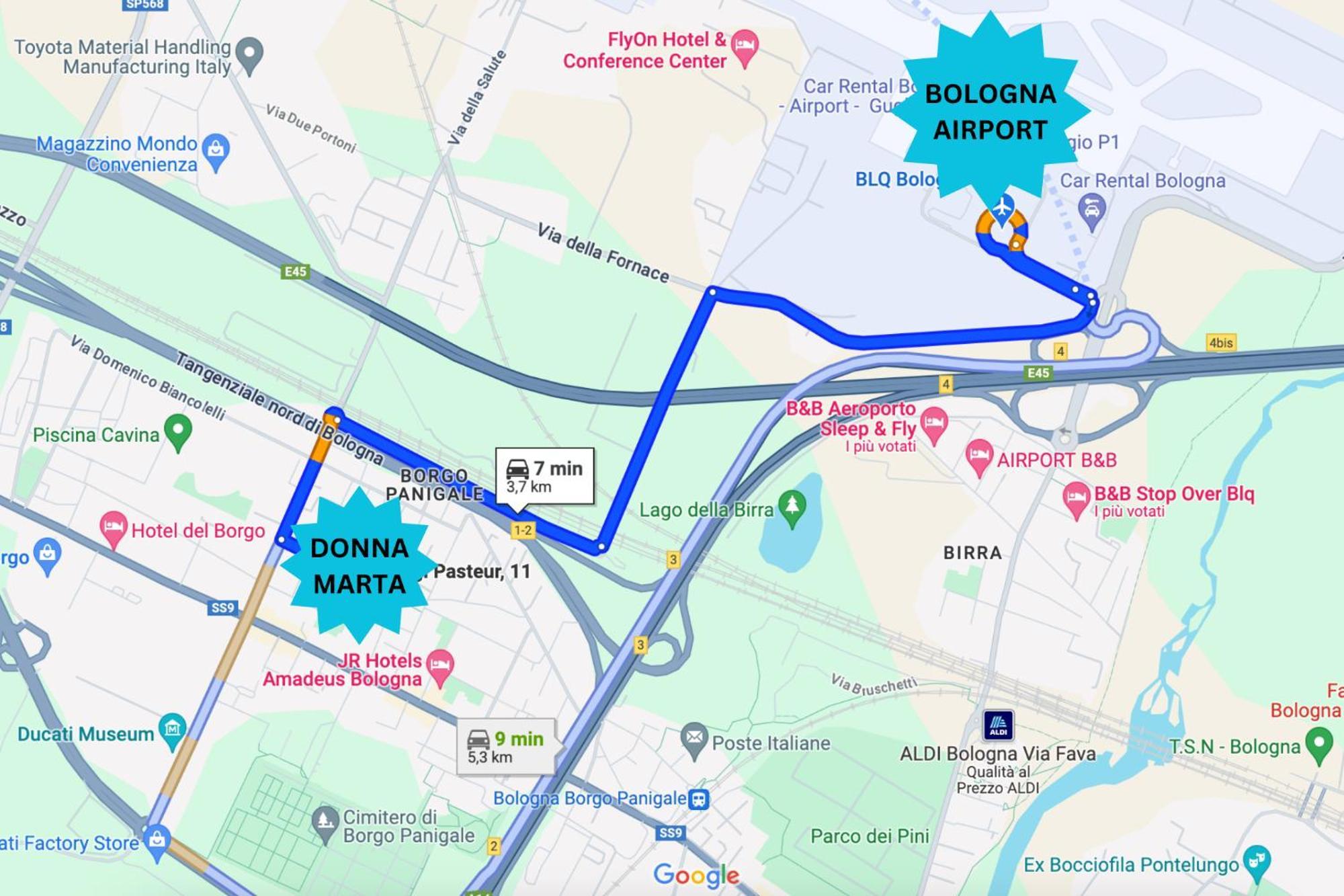 Donna Marta Apartment Bologna Ngoại thất bức ảnh